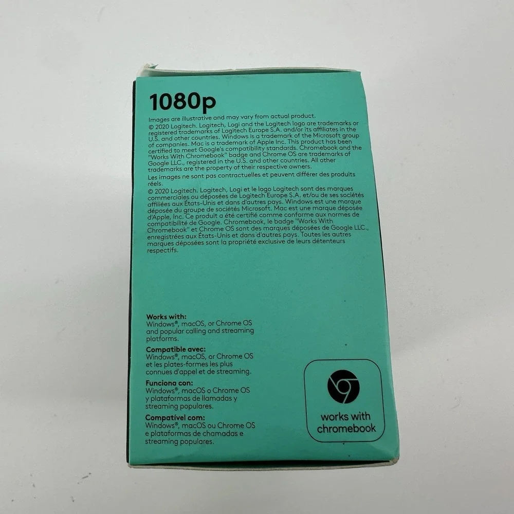 Logitech 1080p Webcam Pro Stream 30fps New